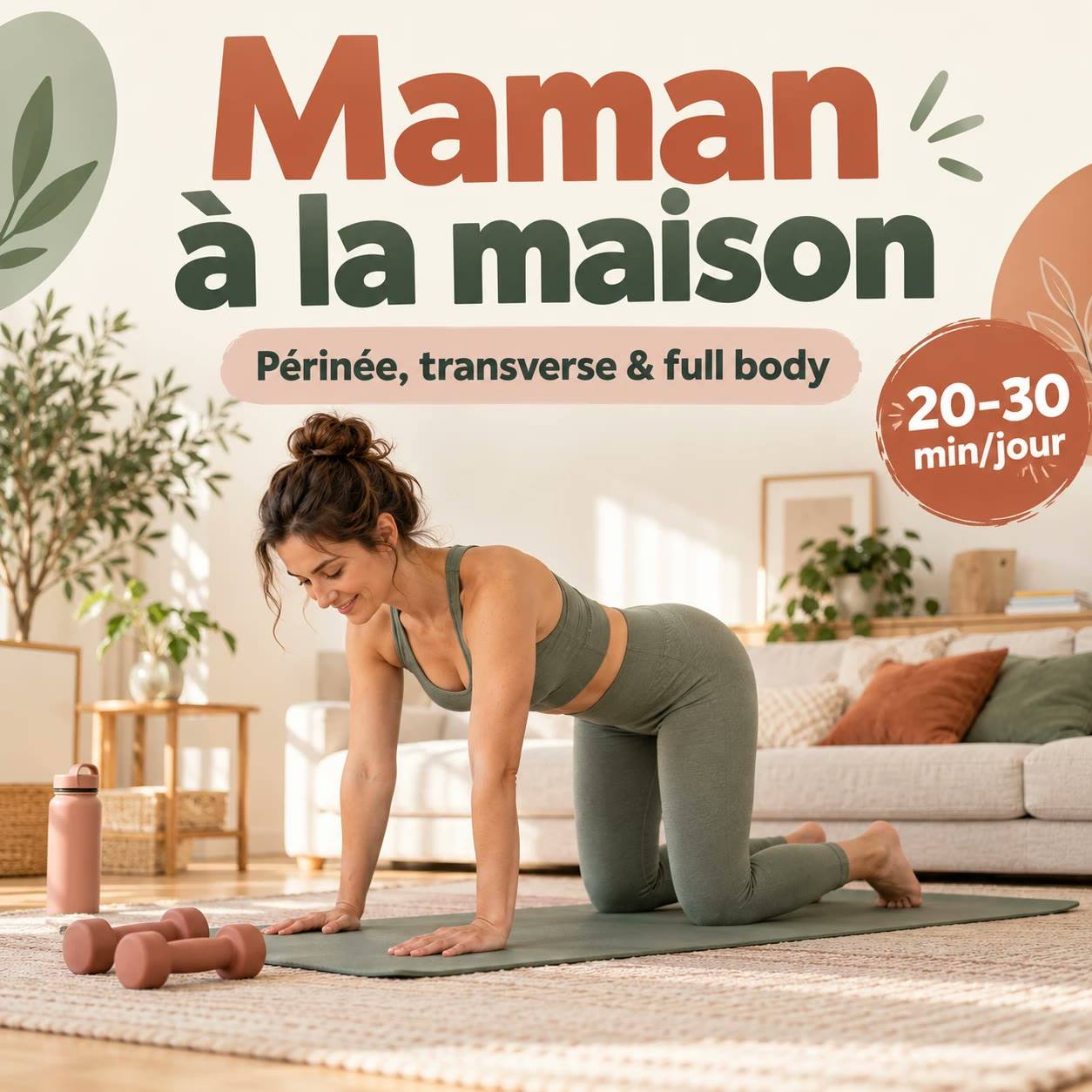 Programme Maman à la maison, périnée transverse et full body, CSN